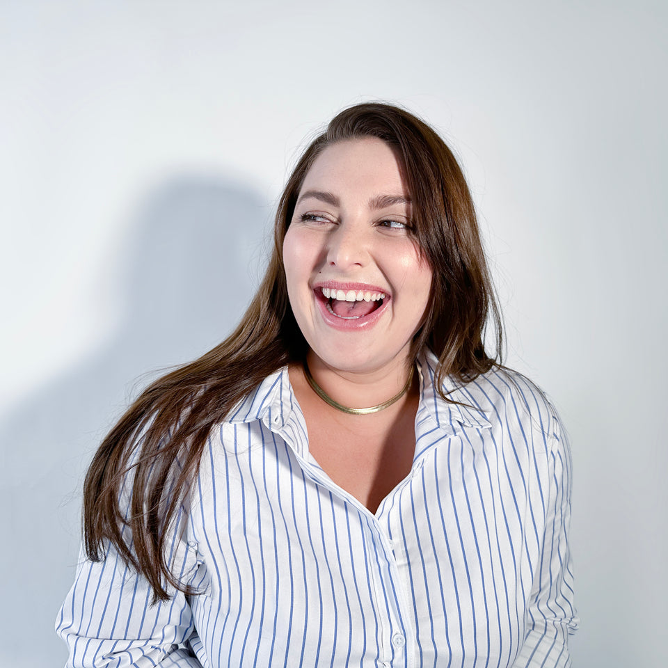 The Made for You Shirt - Blue Striped