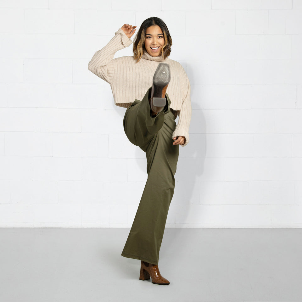 Work to Weekend Bundle - Wide Leg Olive