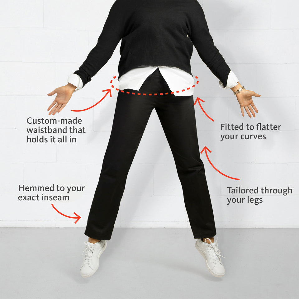 Your Work to Weekend Pant - Slim Leg - Black