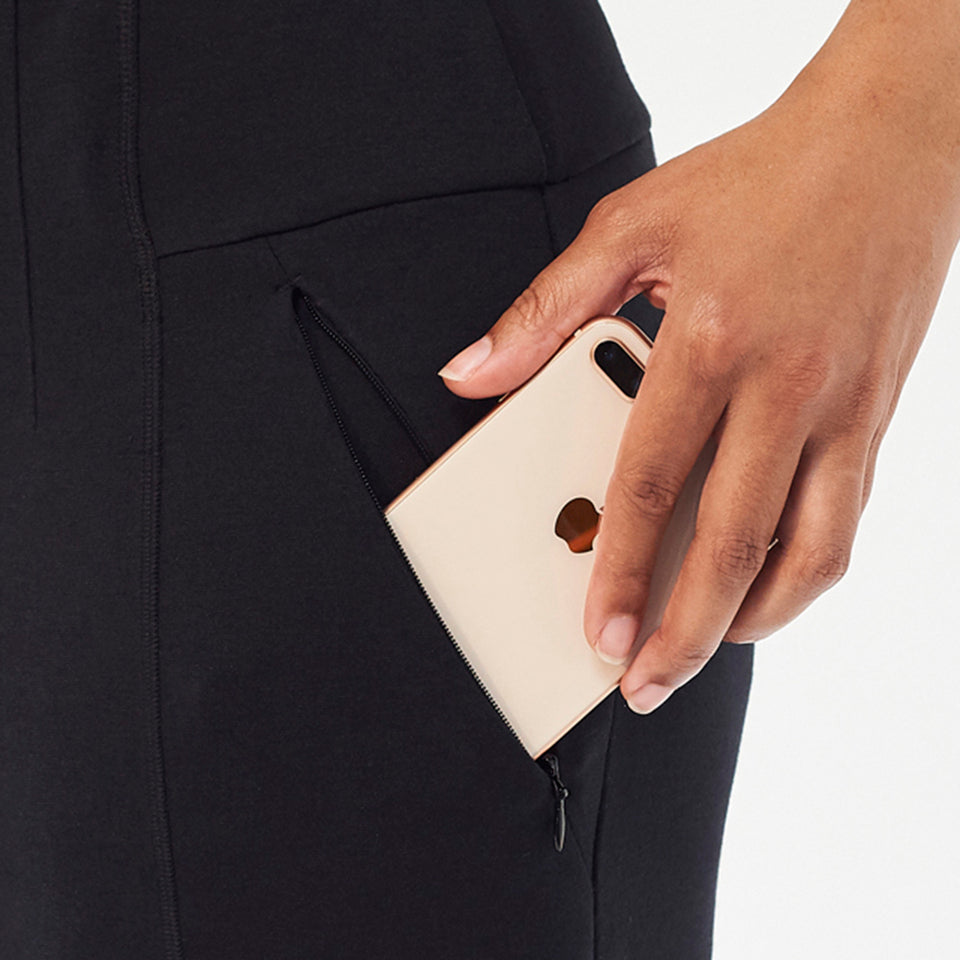 Secure zip pockets fit your phone