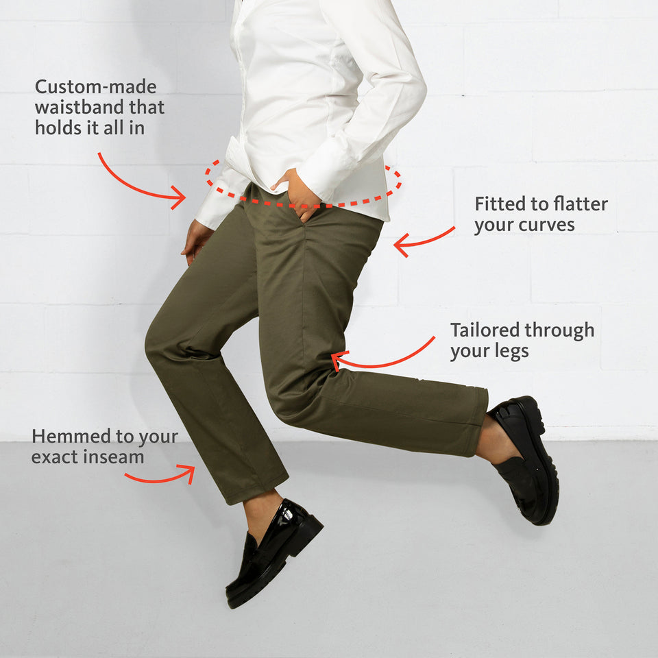 Your Work to Weekend Pant - Slim Leg - Olive